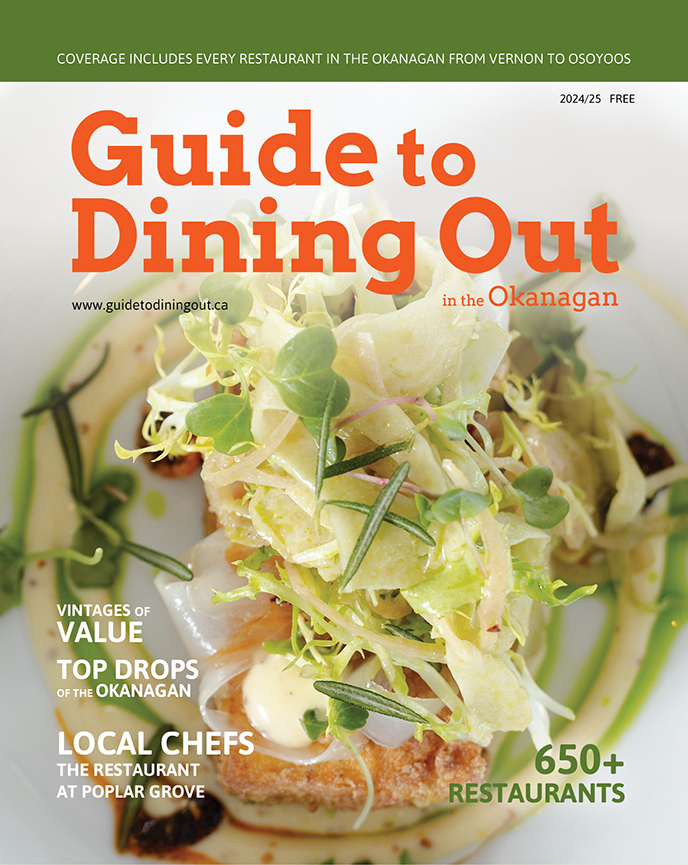2024 Guide To Dining Out in the Okanagan cover